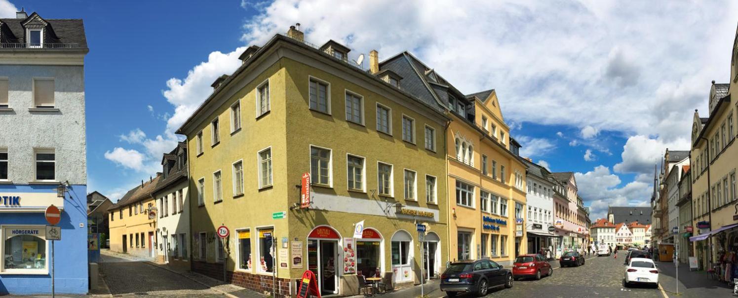 Pension & Ferienwohnungen Toepferstueb'L Saalfeld Saale Exteriör bild