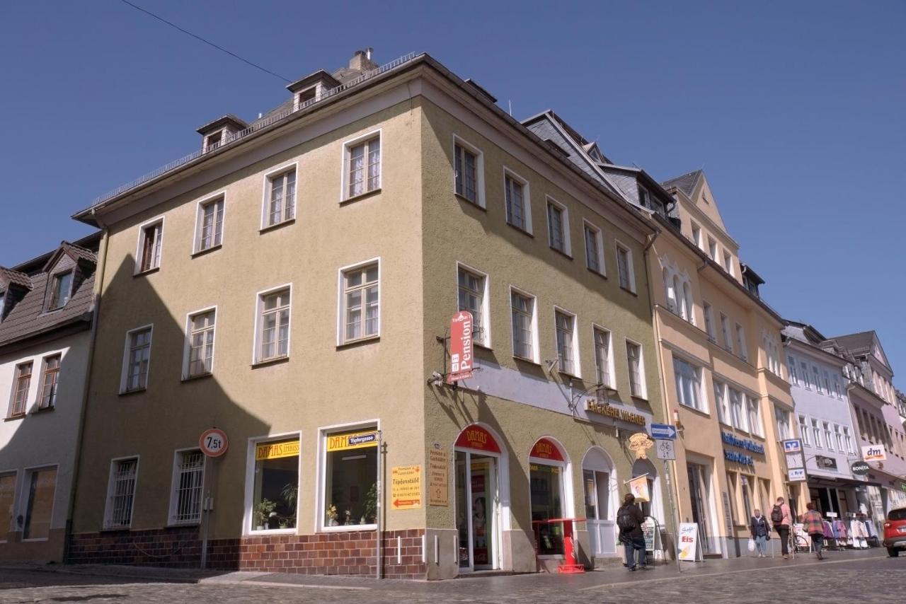 Pension & Ferienwohnungen Toepferstueb'L Saalfeld Saale Exteriör bild